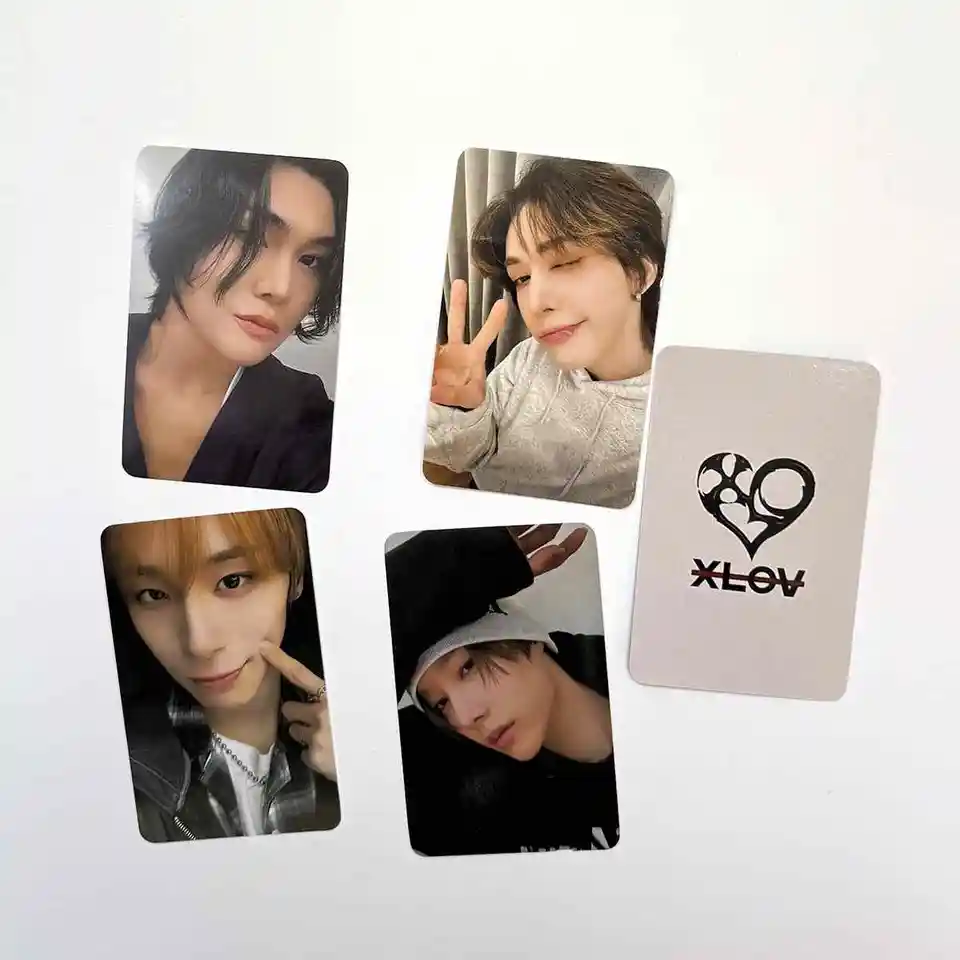 KPOP XLOV I'MMA BE 4Pcs/Set Album Glossy Photocard High Quality