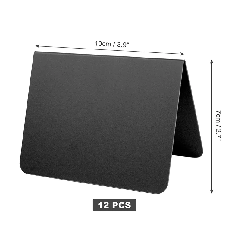 120 PCS Mini Chalkboard Signs 4X3inch Small Chalkboard Chalk Sign Food Labels For Party Buffet Tables ,Easy To Write