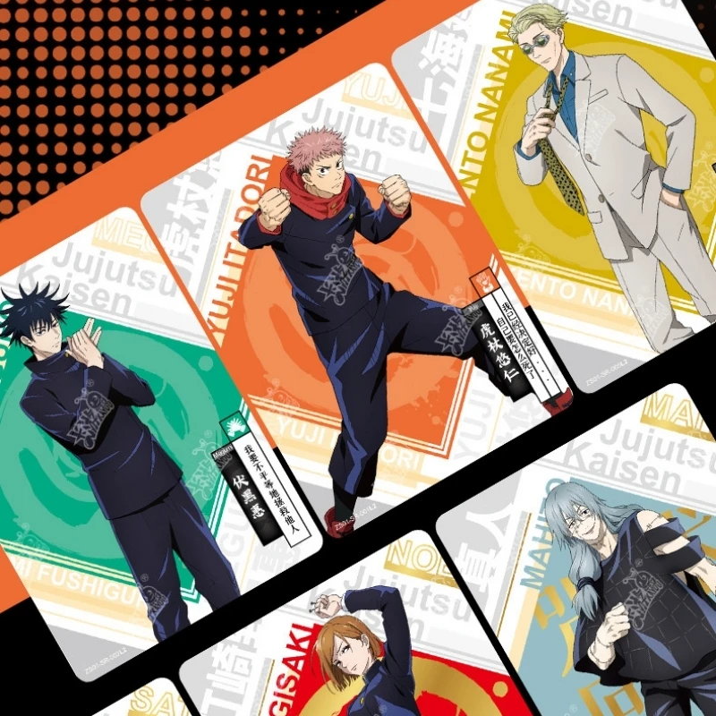 18Pack 90Sheet KAYOU Card Jujutsu Kaisen Anime BP MR UR SSR Itadori Yuji Satoru Gojo Fushiguro Megumi Collection Children Gift