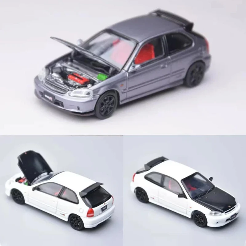 1-64スケール-シビック-タイプr-ek9-シミュレーション合金車モデル-静態ディスプレイ-コレクタブル玩具-ギフト-記念品-装飾品