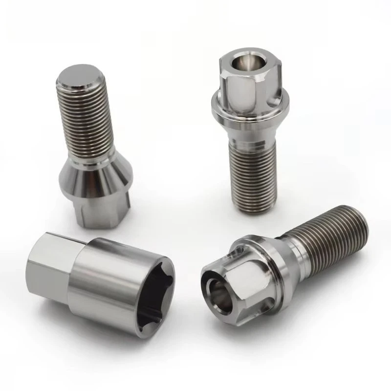 

M14*1.25*28 Titanium Wheel Hub Bolt Cone Seat 10.9 Grade Anti-Theft Racing Car Bolt