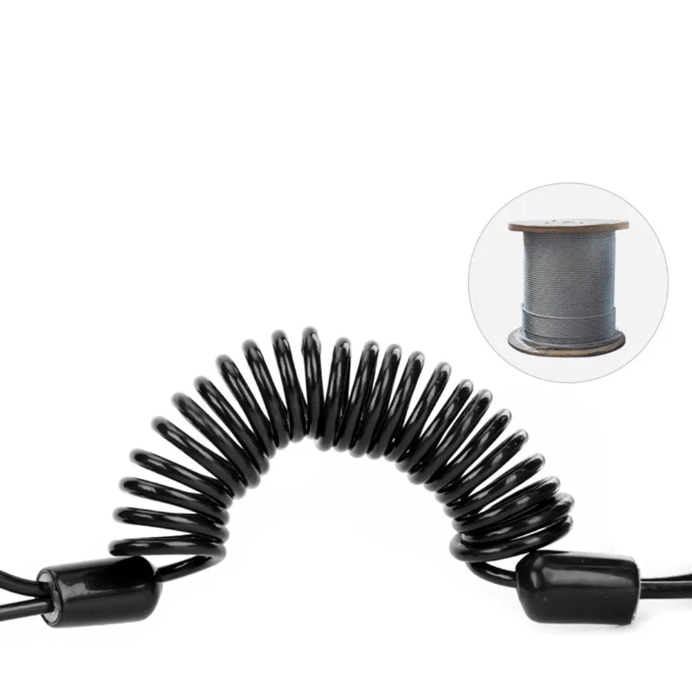 

Rope Brake Disc Lock Cable Security Alarm Brake Disc Lock Bike Coil Cable High Quality Motorcycle Reminder Hot Sale