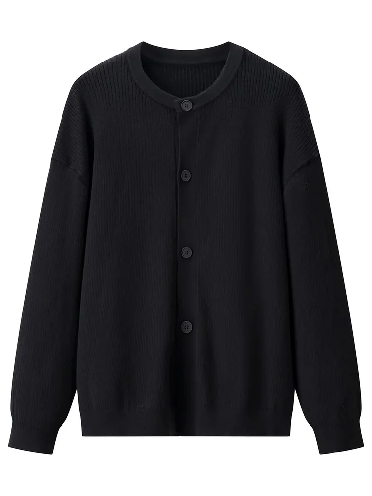 

Свободный вязаный длинный свек, круглый открытый кардиган, свитер, модный мужской осенний свитер, Новое поступление, дышащий цвет