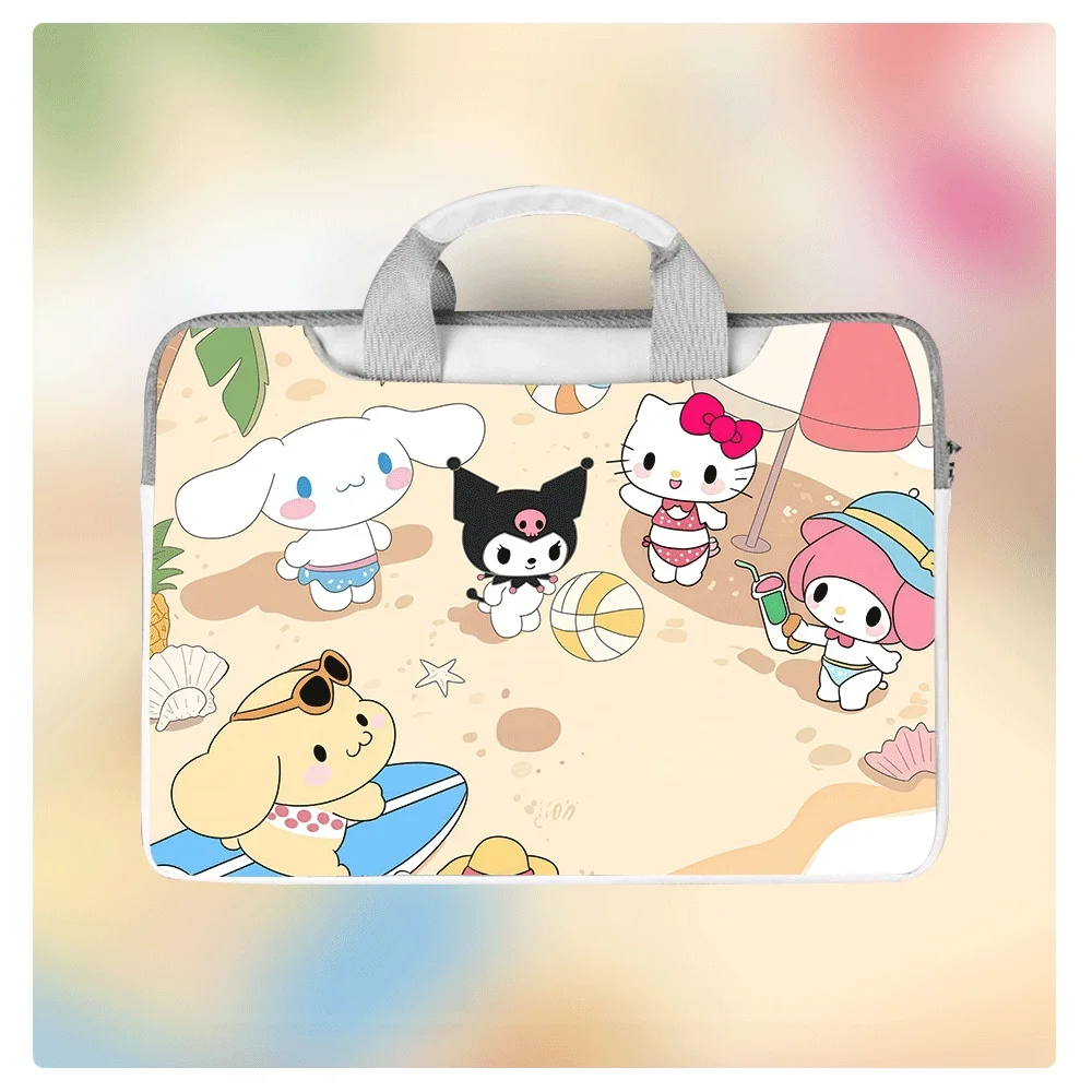 

Kuromi Skull Laptop Bag 12 13 14 15.6 15 16Inch Custom Print Shoulder Bag Shockproof Case for Apple Huawei Dell Laptop Computer