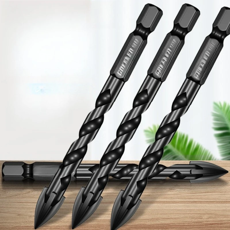 

Ceramic tile drill for drilling special concrete holes, alloy triangle 6mm cross shaped cement wheel