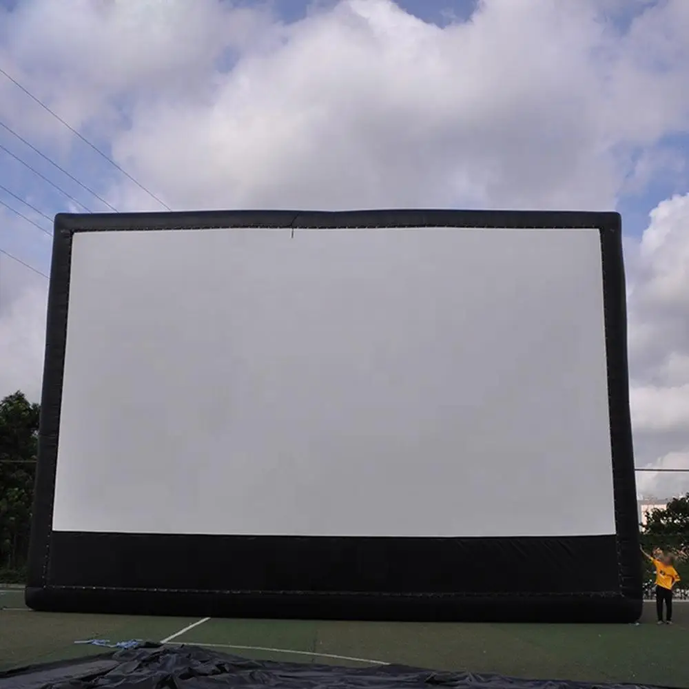 Inflatable Projector Movie Screen Outdoor Cinema Equipment Giant With Blower Foldable Video Film Theater Projection TV For Fun