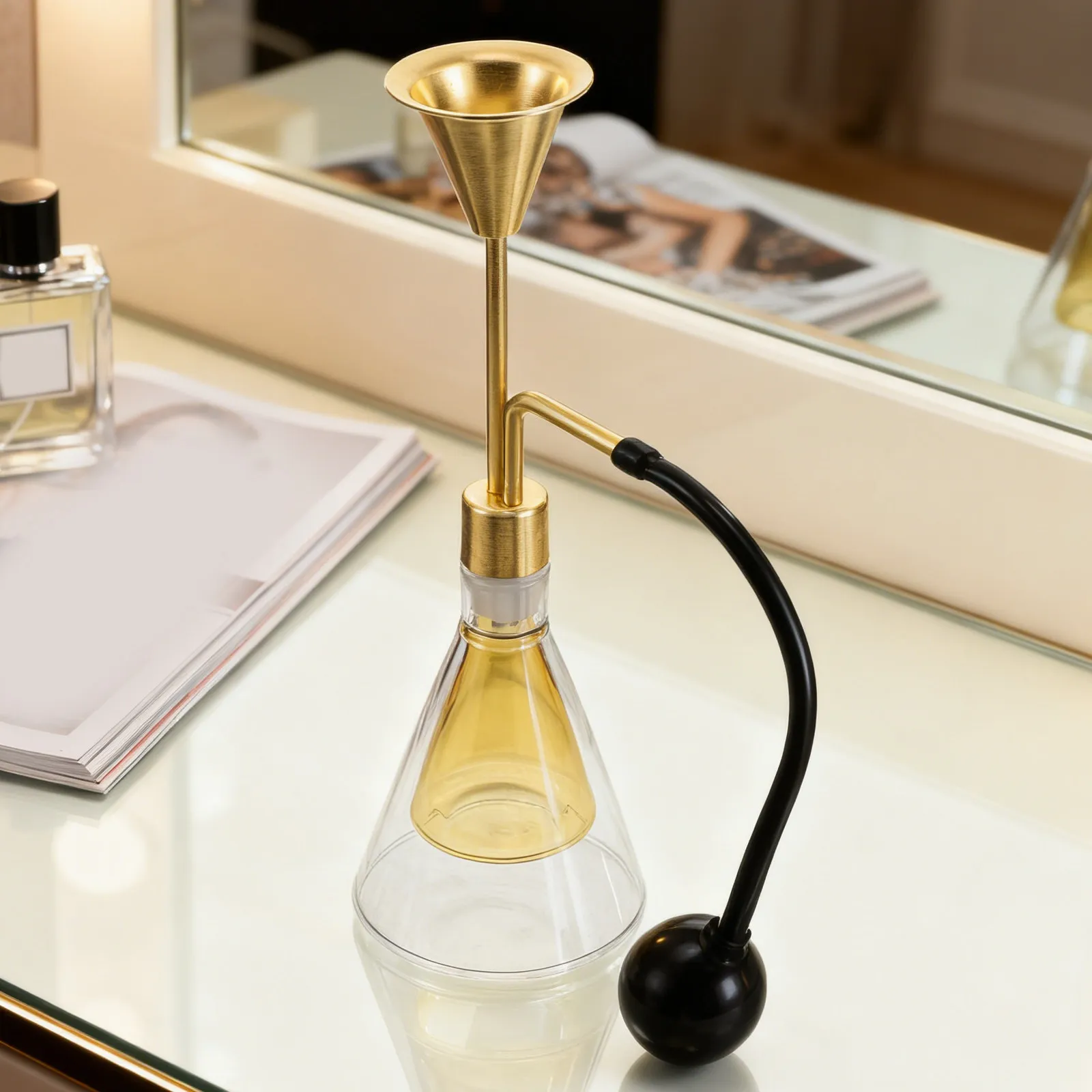 Bottle Essential Oil For Therapy Decor Home Flask Mini Aromatherapy Diffuser Pump