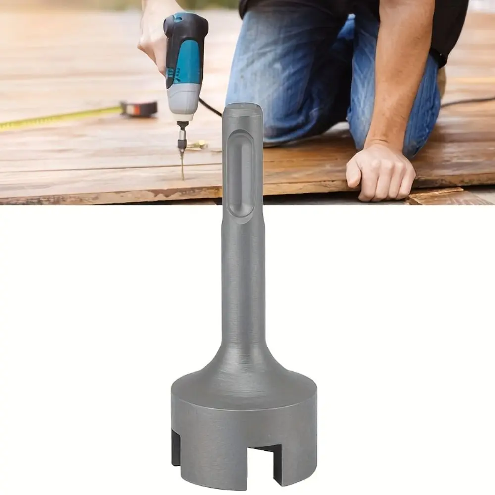

Heavy Duty Cross Ground Rod Driver Steel Wear Resistant Pile Driving Hammer Head Wide Compatibility Durable