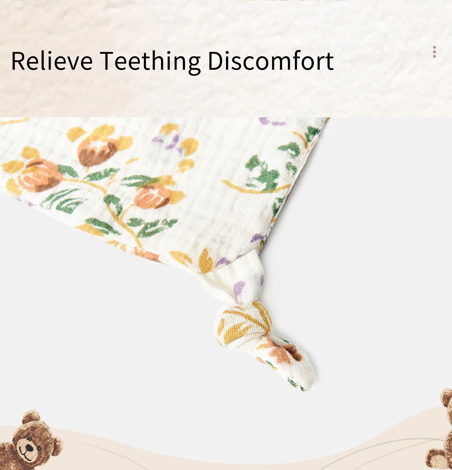 Baby Soothing Towel: Soft Rabbit Doll,Cotton Teether,Infant Comfort,Sleeping,Nursing, Cuddling Blanket Toys for Appeasing Babies view 4