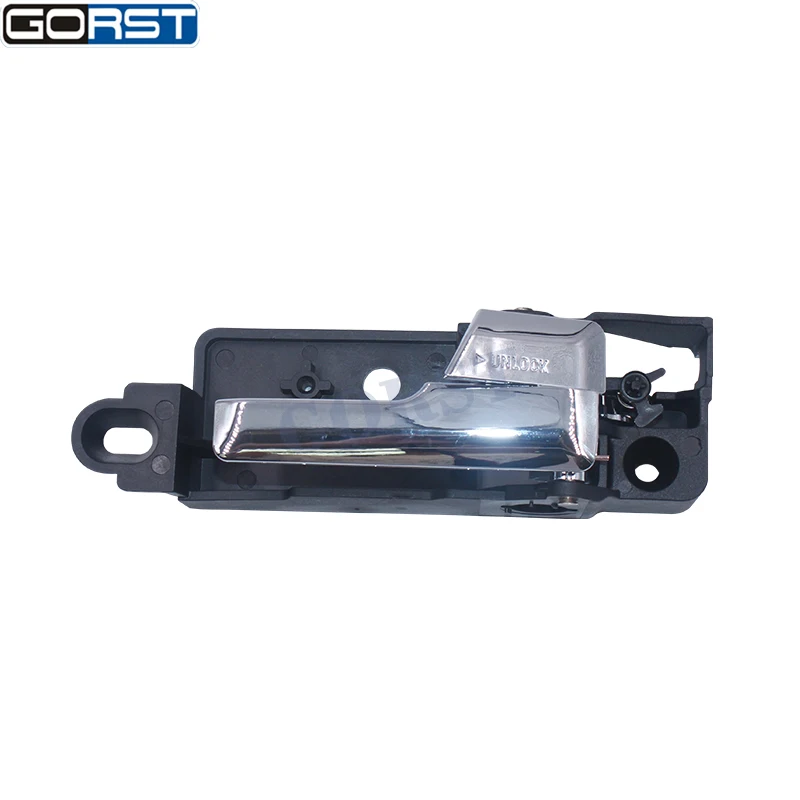 Manija de puerta interior cromada trasera derecha de estilo de coche 6E5Z-5422600-A para Ford Fusion Lincoln MKZ Lincoln Zephyr Mercury Milan