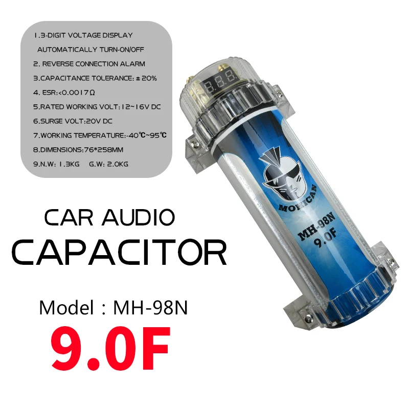 MOHICAN MH-98N 9.0FAudio Capacitor ,big  Power Capacitor ,car Audio Accessories . Electrolytic Capacitor,car Audio System