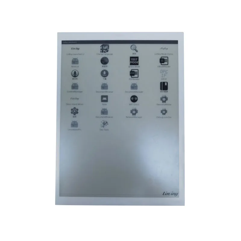 Flexible ink screen electric paper book learning 4G reading Internet e-book reader can be developed