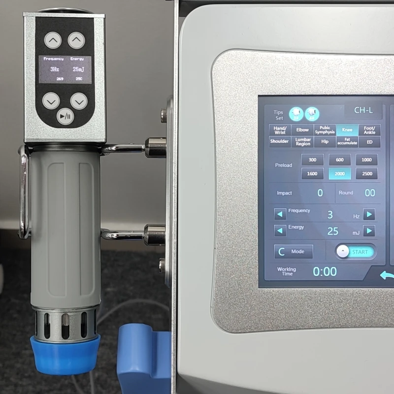 Professionelles 300MJ Muskel-Stoßwellentherapiegerät zur Schmerzlinderung und Muskelentspannung – neuestes Modell