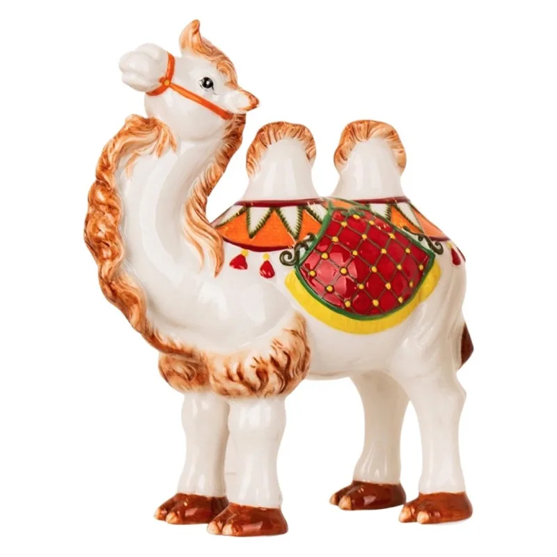 Ornament living room decoration new home creative alpaca, multicolored porcelain ceramic crafts