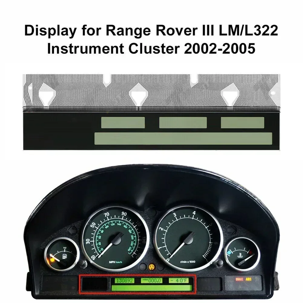 1PCS LCD Display For Range Rover III LM/L322 Instrument Cluster YAC502390PVA For For Range Rover III Instrument Clust