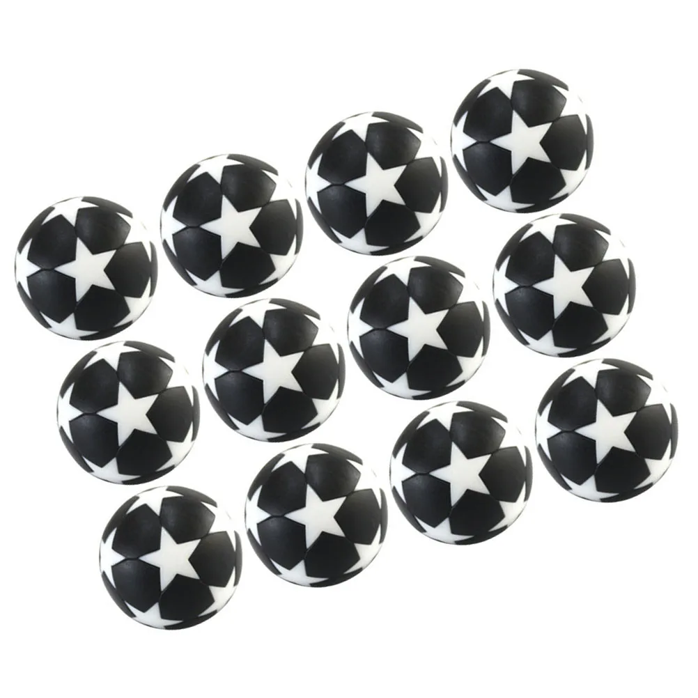 

12pcs Foosball Game Football Toy 32mm Replacement Balls for Table Soccer Multicolor Mini Sports Supplies Kids Playtime Activity