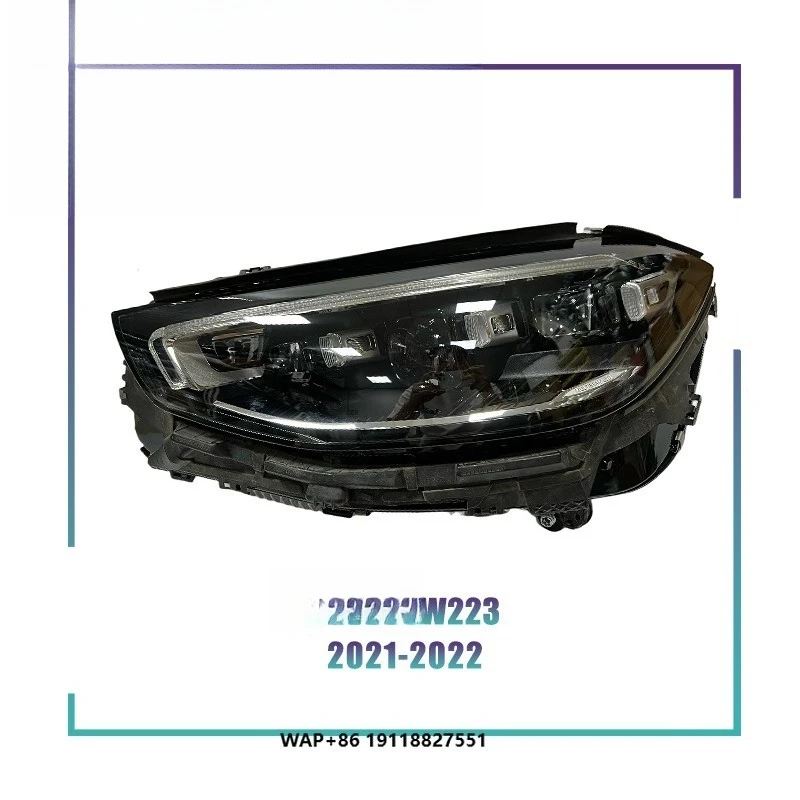 

2021 S400 Автомобильные фары S450 Фара S500 Автомобильные фары W223 Светодиодные фары в сборе Стандартная версия США