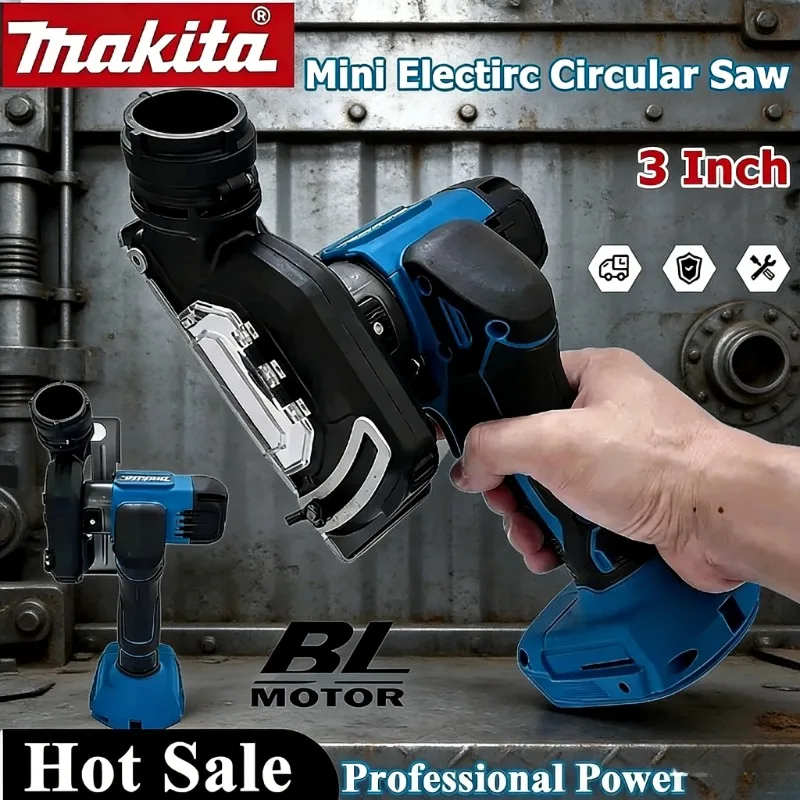 

Makita 19500RPM Cordless Electric For 18V Battery Angle Grinder 3 Inch Cut Off Tool Tile Cutter for Wood Tile Plastic Tool