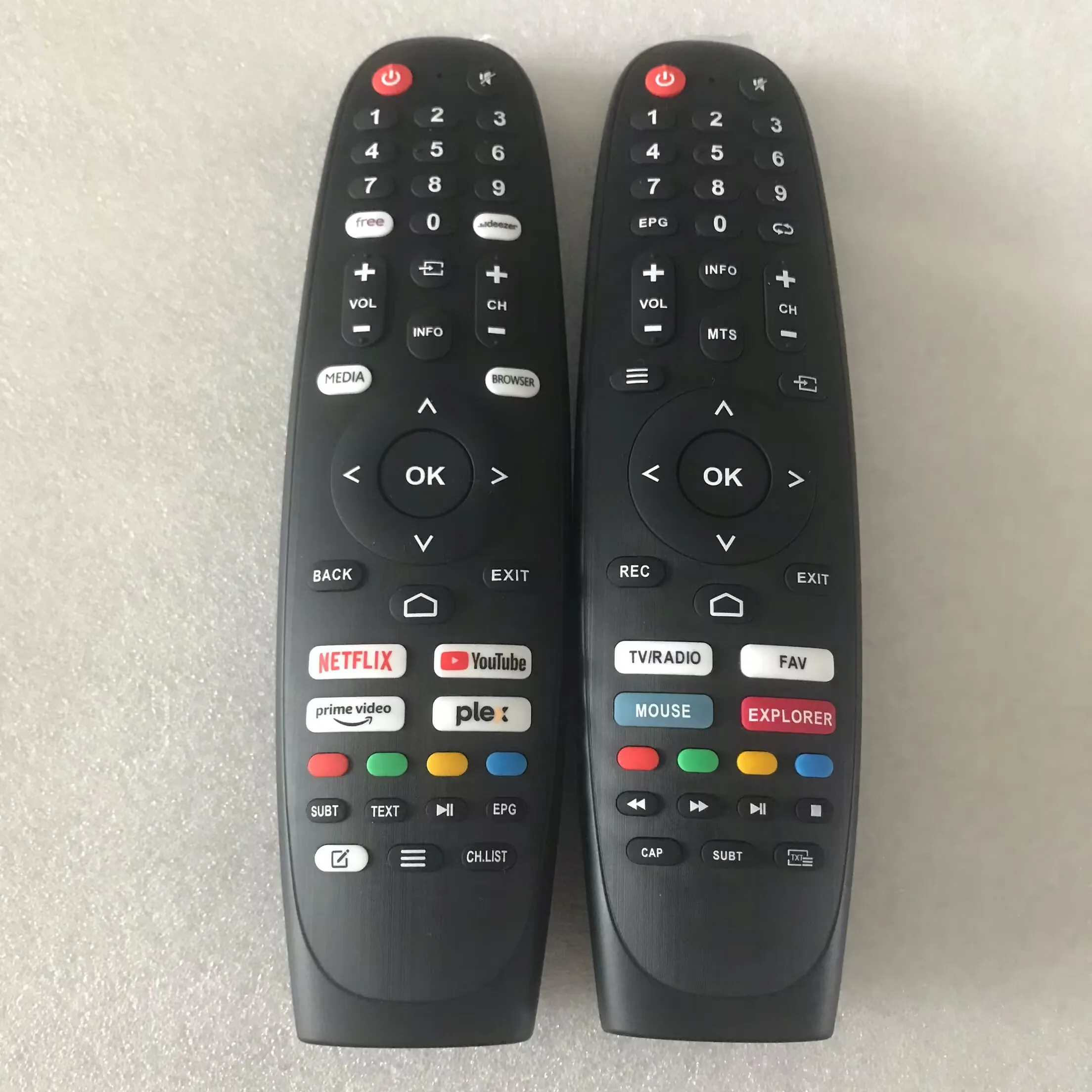New Wireless IR Replacement Remote Controller For Smart TV Multiple Shortcut Buttons