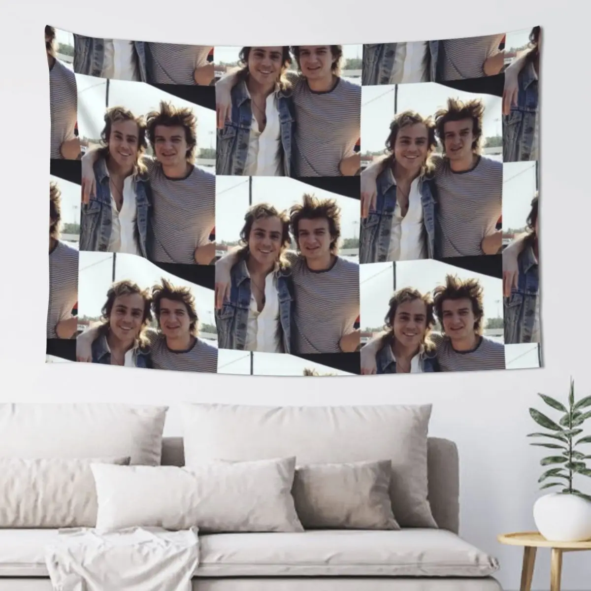 

Joe keery and Dacre Montgomery Tapestry Aesthetic Home Decor Room Decorations Aesthetics Room Decor Cute Tapestry