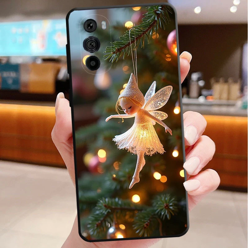 

Phone Case For Motorola Edge 50 40 Pro 60 50 40 30 Ultra Neo Fusion Moto G Play G Stylus G Power G Christmas Tree Light