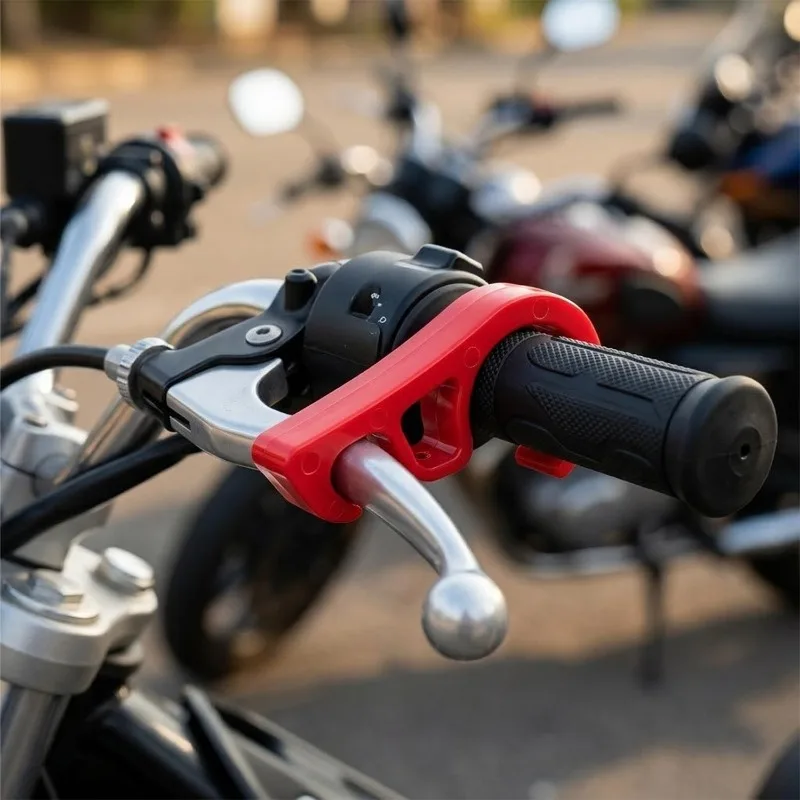 Universal Snap-On Brake Hook Motorcycle Park Brake Locks Hook Portable Parking Lock Parking Safety Lock Accessories 1/2pcs