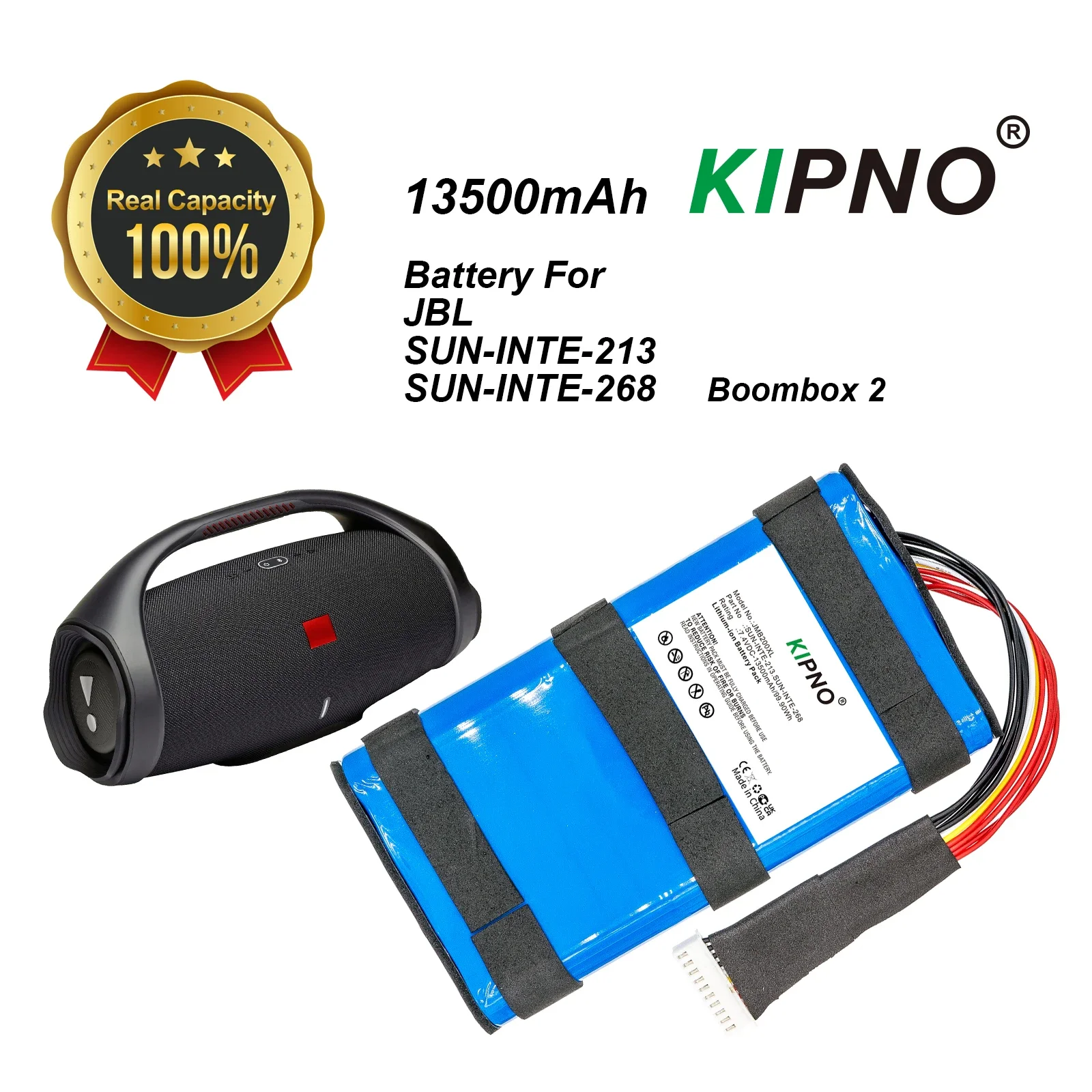 KIPNO 13500Ah Speaker Battery for JBL Boombox 1 Boombox2 Boombox 3 JEM3316 JEM3317 JEM3318 ICA068GA