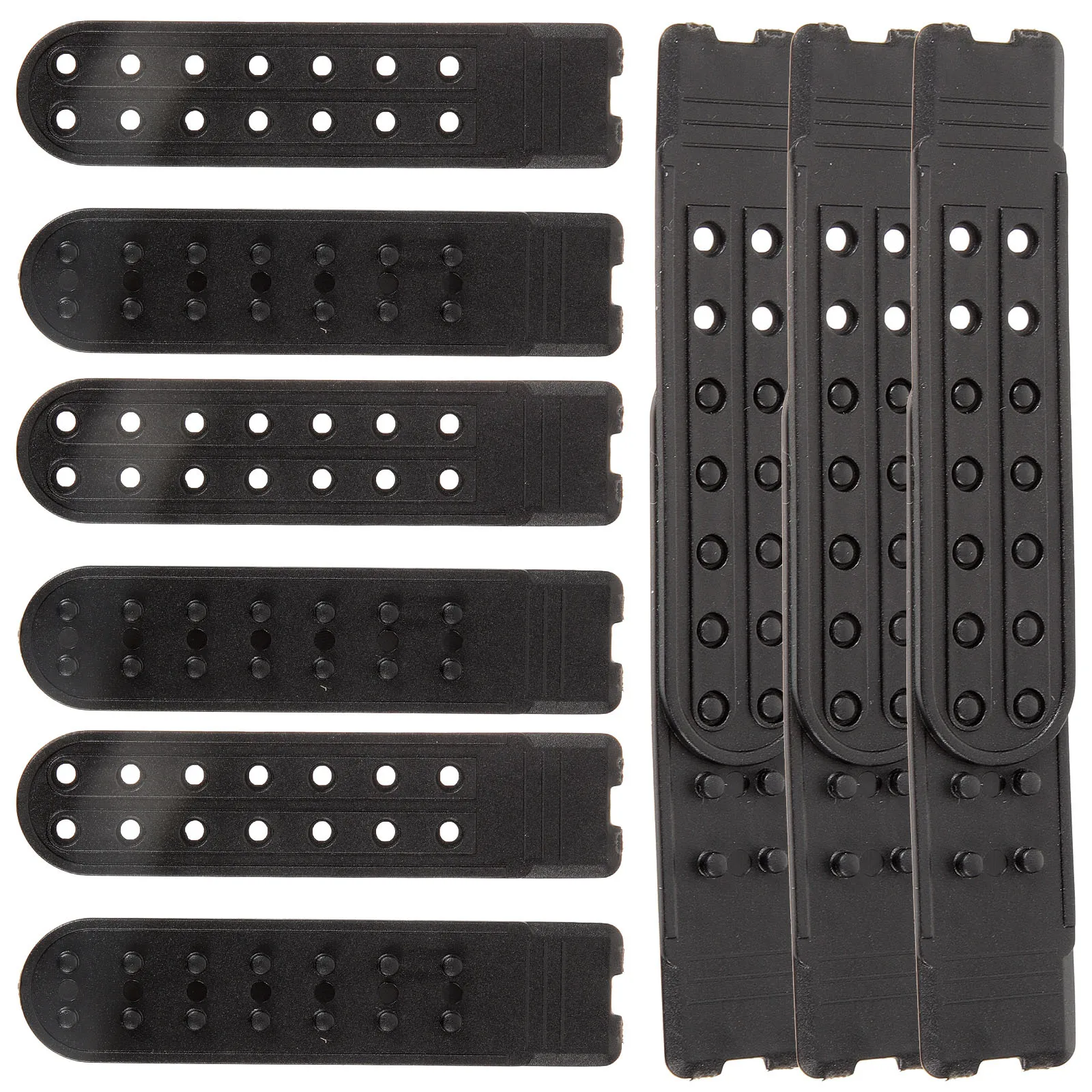 10 أزواج من وصلات القبعة القابلة للتعديل، لوازم قبعة بلاستيكية قابلة للتعديل لإصلاح حزام القبعة المحمول المريح #2