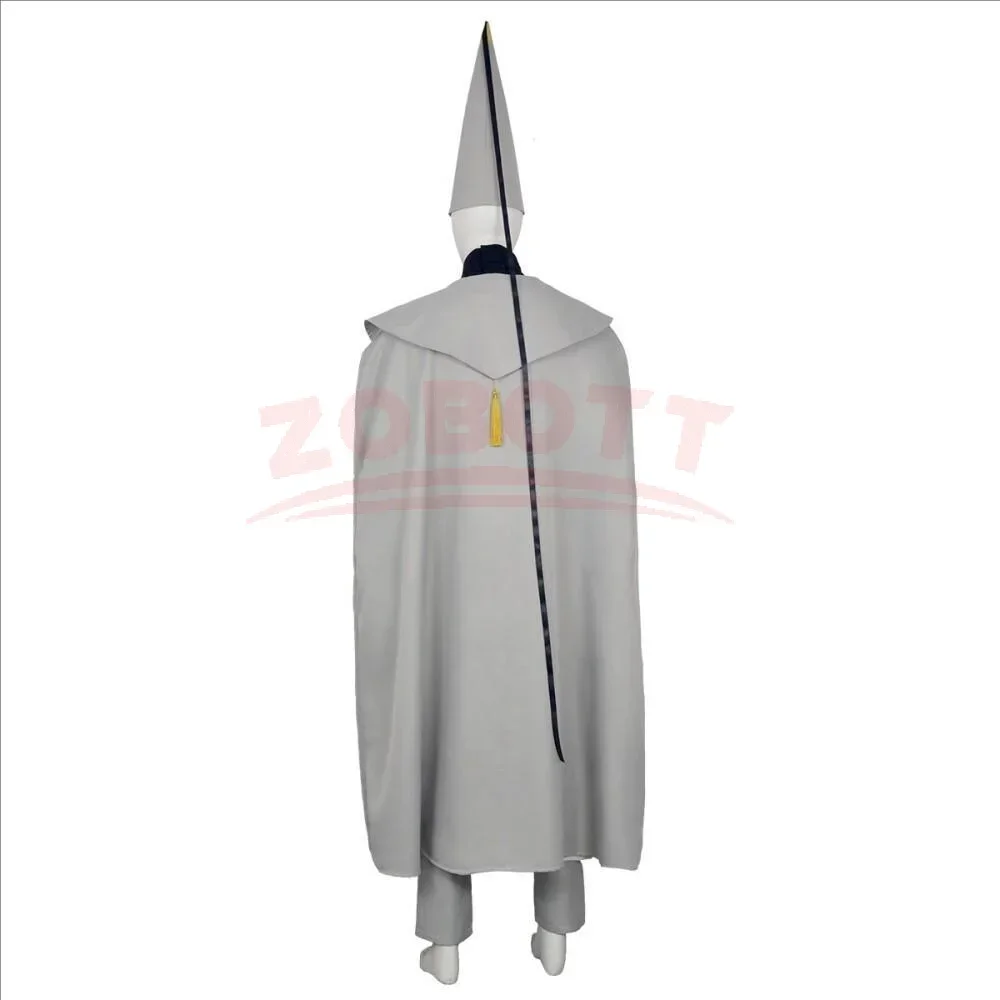 Anime Witch Hat Atelier Character Qifrey Cosplay Costume Magician Robe Cloak Belt With Pointed Hat Complete Suit For Masquerade view 4