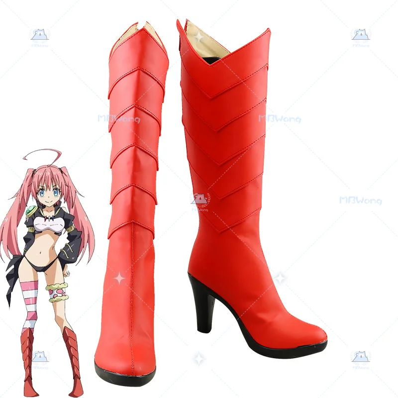 

Anime Milim Nava Cosplay Shoes Milim Boot Outfit Shoes Mirimu Nāva Millim Role Play For Hallowmas Party Adult Women Men
