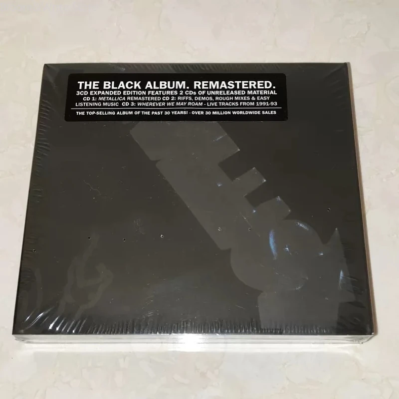 famous-heavy-metal-rock-bands-the-black-album-3cd-deluxe-edition-black-snake-reprint-3cd-set-music-record-walkman-music-gifts