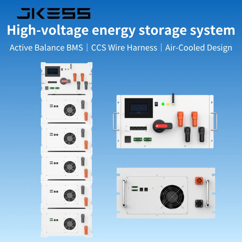 

JKESS HV-BC250L 128S 192S 256S High Voltage Master and Slave Battery Box Kit CAN/RS485/WIFI LiFePO4 High Voltage BMS Customize