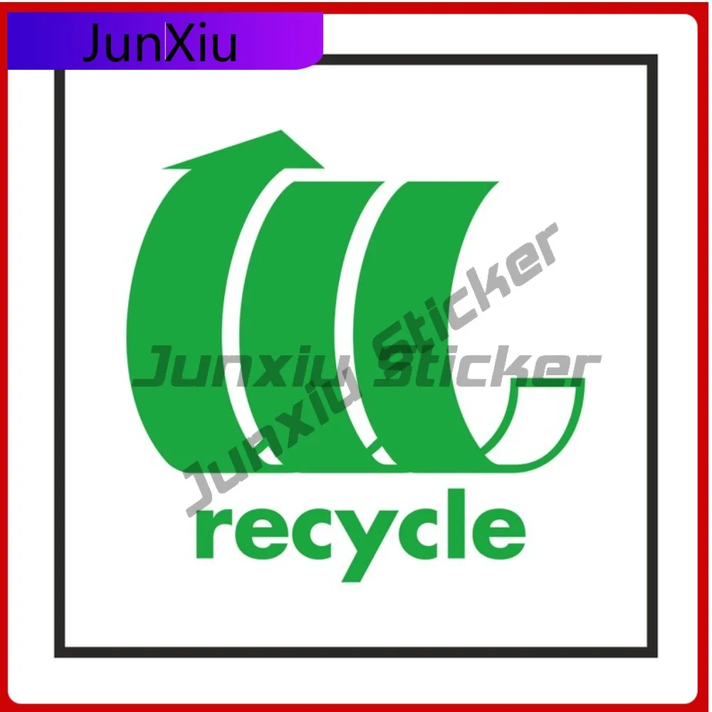 

Recycle Sign Emblem Vinyl Exterior Stickers Accessories Custom Decals For Car Decoration Graphic Vinyl Decals Bumper Motor