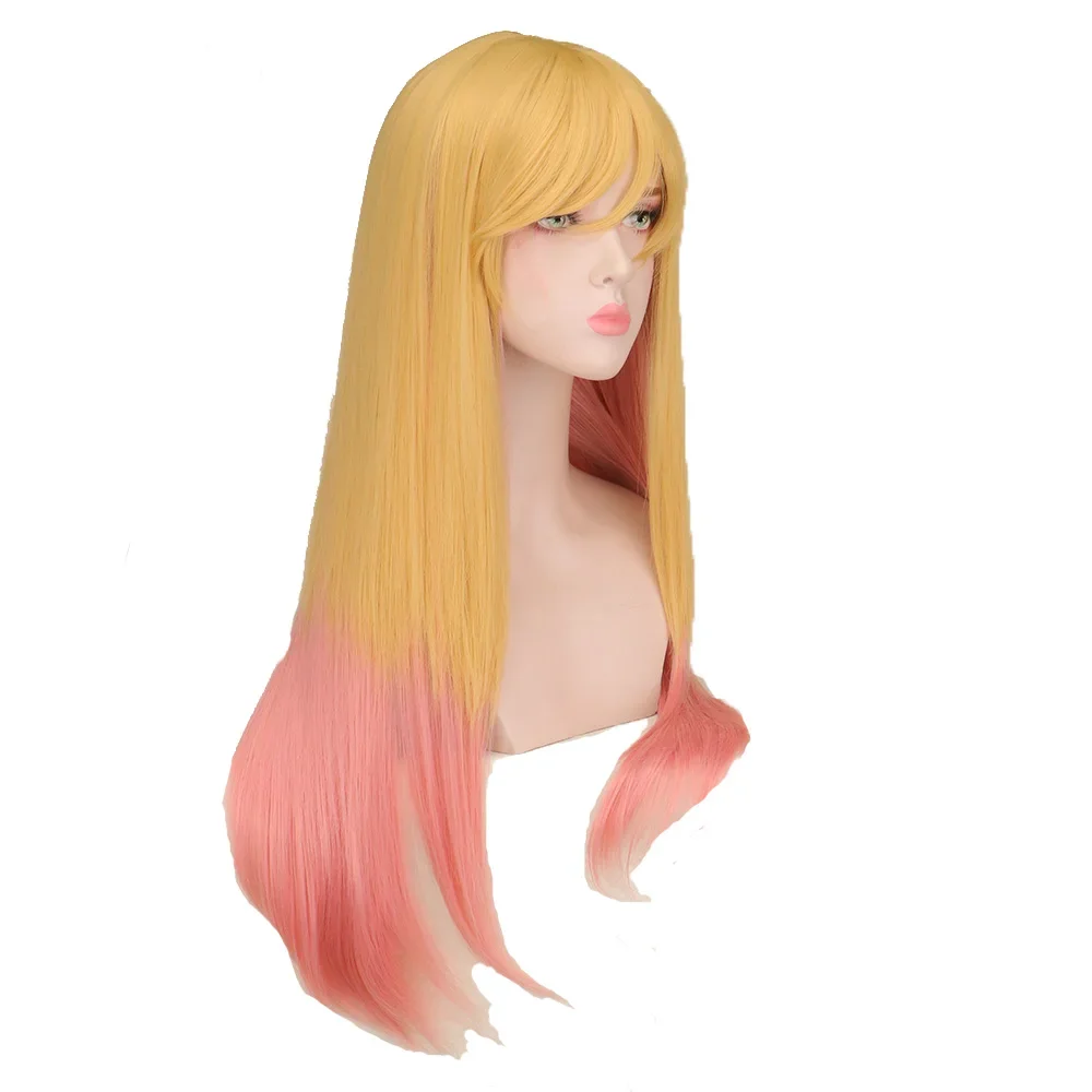 QQXCAIW Synthetic Hair My Dress Up Darling Marin Kitagawa Kuroe Shizuku Cosplay Wig Heat Resistant Wigs