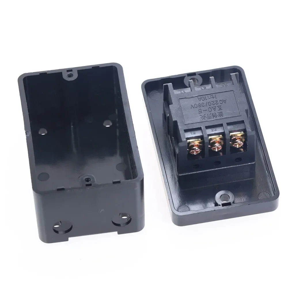 On Off Water Proof Push Button Switch 10A 250V 380V Waterproof Push Button for Cutting Machine Bench Drill Switch Plastic Motor image 3