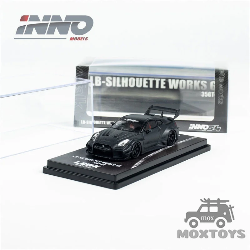 

INNO 1:64 GTR R35 LBWK SUPER SILHOUETTE 35GT-RR Full Carbon Diecast Model Car