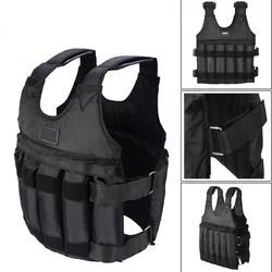 20kg/50kg Run Loading Weighted Vest Adjustable Exercise Training Fitness Jacket Gym Workout Boxing Vest Weight Waistcoat