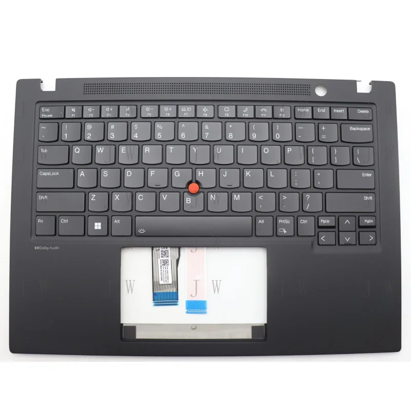 DDJ  New Palmrest Upper Case US Backlit Keyboard WW For ThinkPad T14s Gen 4 21F6 21F7