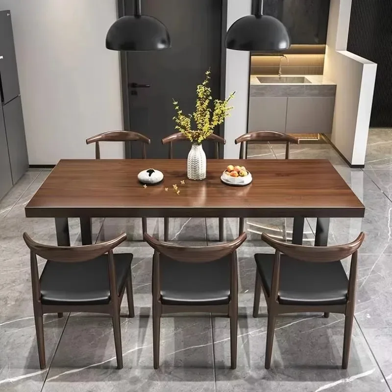 Accent Work Dining Tables Italian Party Event Wood Restaurant Dining Tables Modern Nordic Juegos De Comedor Ornaments Home Decor