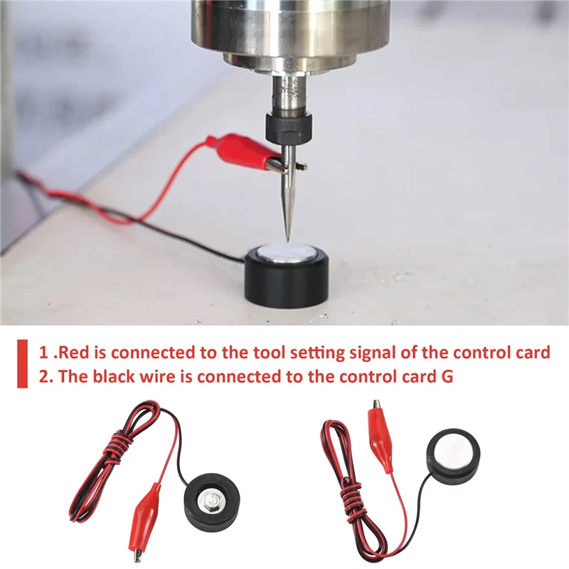 ABJY-For MACH3 Tool CNC Z Axis Router Mill Zero Check Press Plate Setting Probe Milling 35Mm CNC Engraving Machine Tools