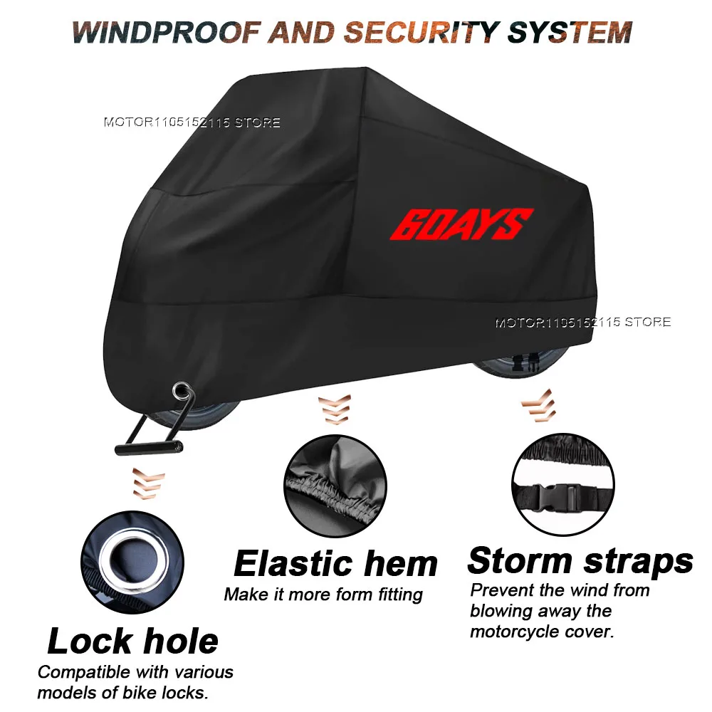 Motorcycle Cover UV Protection Dust Snow Waterproof Motorcycle Rain Cover For 6Days 250 300 450 500 EXC EXC-F XC-W Six Days