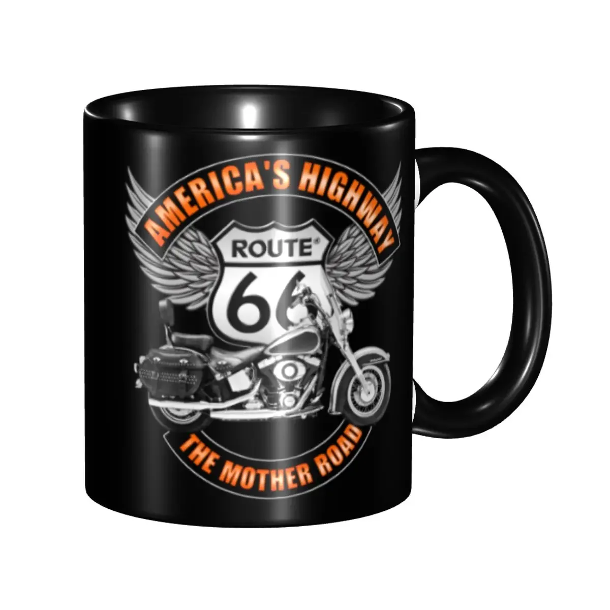 Americas Highway Route 66 Road Trip Adventure Mugs Personalized Ceramic Coffee Mug Cup Creative Present