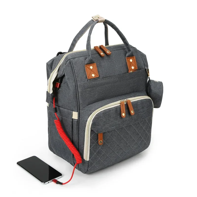Mommy Bag Multifunctional Stroller Bag High-capacity Waterproof Diaper Bags Pregnant Nappy Backpack for Moms Baby Nappy Bags