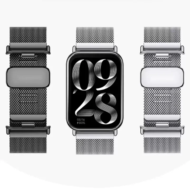 Original Stainless Steel Strap for Xiaomi MiBand 8 Pro Bracelet band Metal Connectors Magnetic Buckle Replacement Accessories