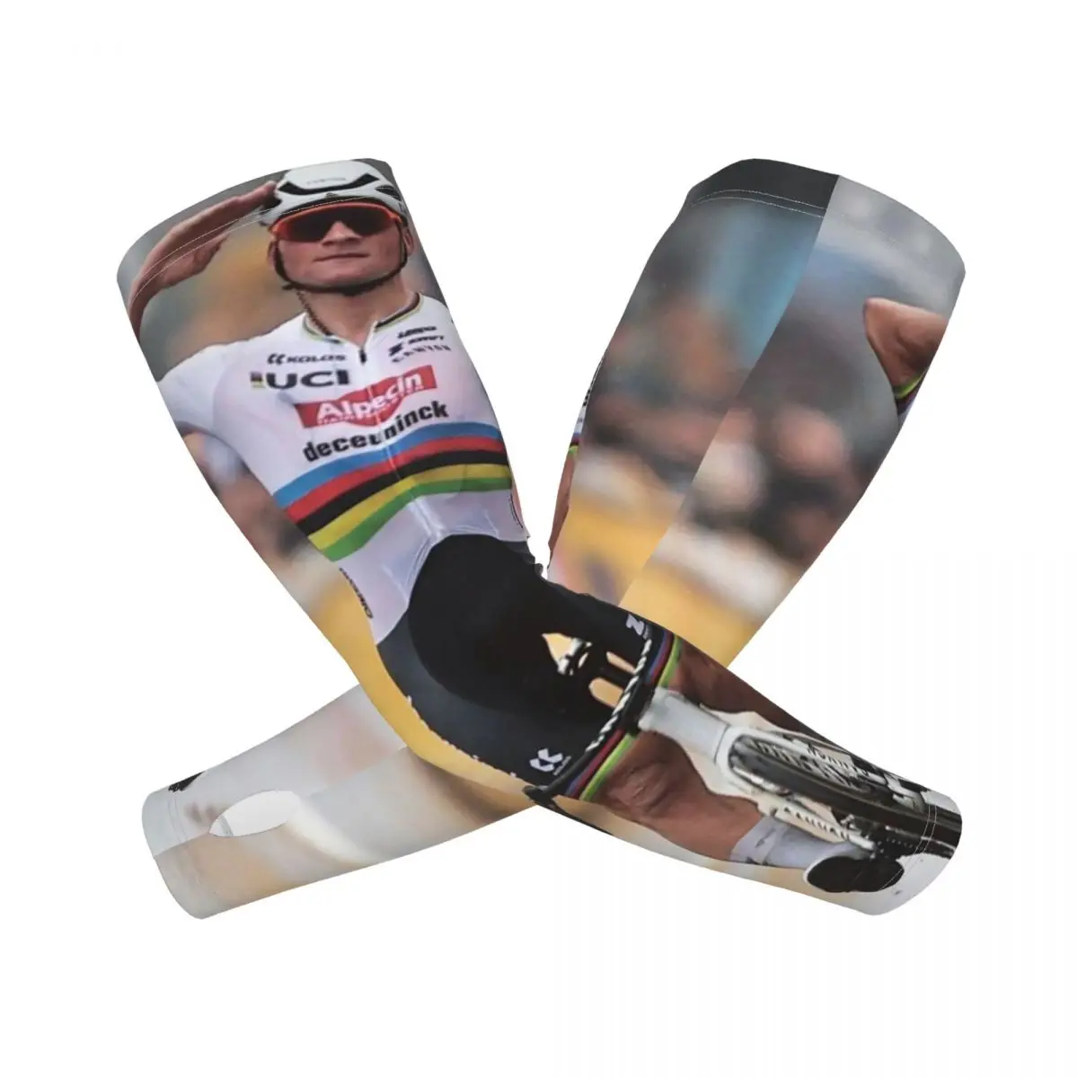 

Mathieu Van Der Poel Велосипедист MVDP Голландский велосипедист Колледж Открытый рукава Рукава Защита от солнца и ультрафиолета Летние рукава с татуировкой