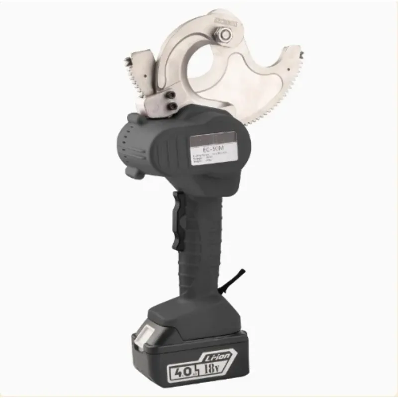 18V Electric Ratcheting Cable Cutter, Gear‑Driven Scissors for 50mm/85mm Steel Aluminum Armored Cables