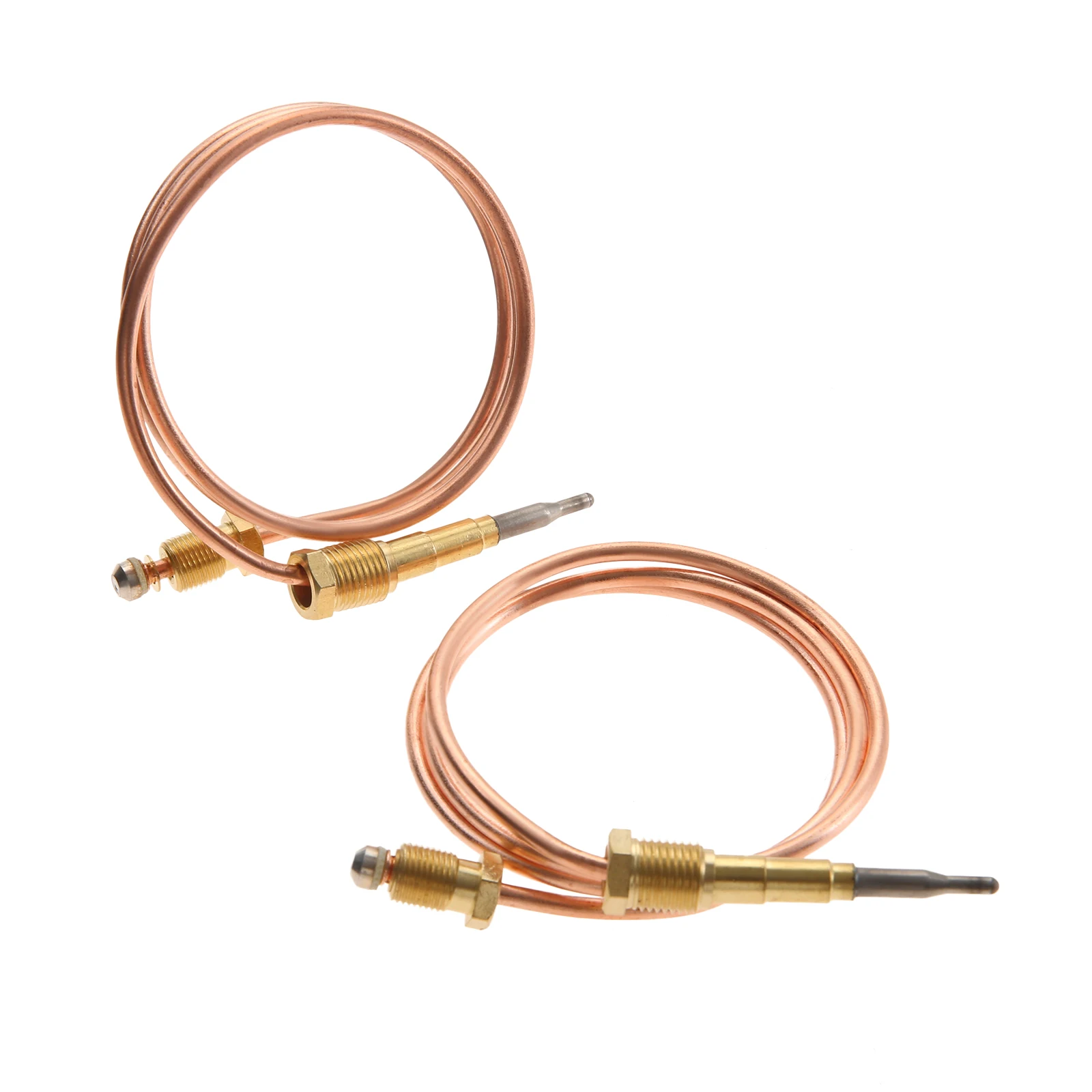 

2 шт. 69L17, 69L18, 10002265, 10002264 Датчик термопары с медной трубкой 26 дюймов Подходит для пропана и природного камина Пилотная горелка