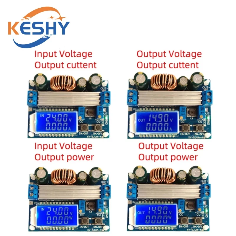 35W DC 5.5-30V do 0.5-30V Cyfrowy wyświetlacz LCD Automatyczna przetwornica Step up down Buck Boost Moduł zasilacza Regulowana płytka — zdjęcie produktu 4