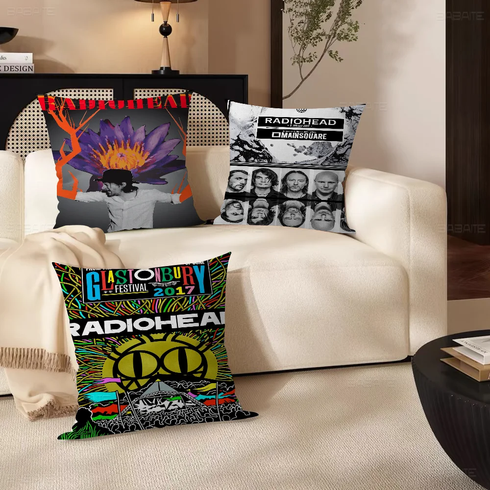 

British Band Radiohead Pillowcases Home Bedding Decorative Pillow Cover Wedding Super Soft Pillow Case