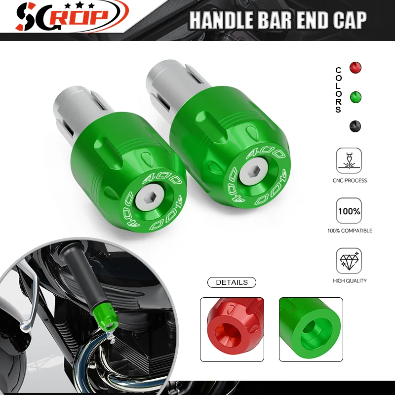 

Weight Motorcycle Handlebar Gips For NINJA400 Z400 NINJA500 Z500 Z750 Z800 7/8" 22mm Universal Handle Bar Sliders Ends Plugs Cap